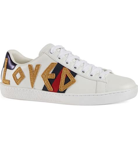 gucci loved sneakers womens|gucci ace high top sneakers.